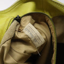 BOTTEGA VENETA Hand Bag Leather Yellow 131673 Auth sw416-12