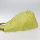 BOTTEGA VENETA Hand Bag Leather Yellow 131673 Auth sw416-4