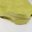 BOTTEGA VENETA Hand Bag Leather Yellow 131673 Auth sw416-7