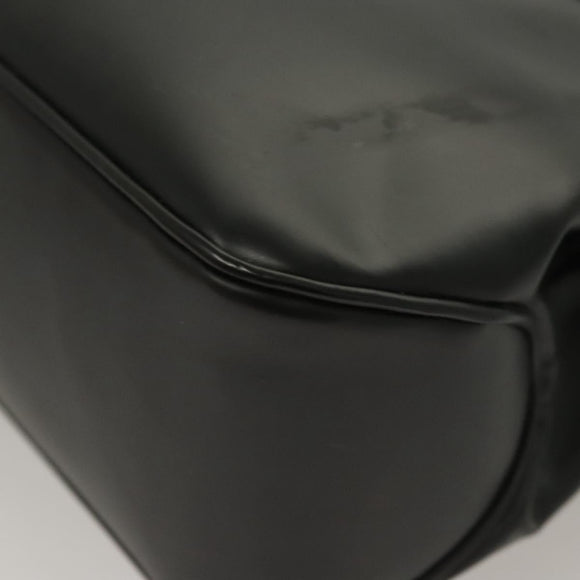 Salvatore Ferragamo Vala Shoulder Bag Leather Black Silver Auth sw419