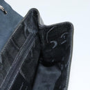 Salvatore Ferragamo Vala Shoulder Bag Leather Black Silver Auth sw419-19