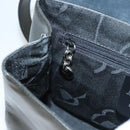 Salvatore Ferragamo Vala Shoulder Bag Leather Black Silver Auth sw419-21