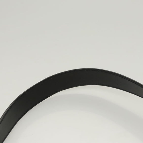 Salvatore Ferragamo Vala Shoulder Bag Leather Black Silver Auth sw419