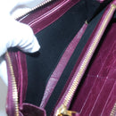 BALENCIAGA Long Wallet Leather Purple 253053 Auth sw423-18