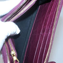 BALENCIAGA Long Wallet Leather Purple 253053 Auth sw423-11
