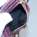 BALENCIAGA Long Wallet Leather Purple 253053 Auth sw423-19