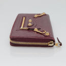BALENCIAGA Long Wallet Leather Purple 253053 Auth sw423-3