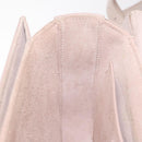 SAINT LAURENT Bellecious Shoulder Bag Suede Leather Pink Auth sw424-21