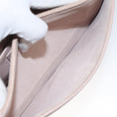 SAINT LAURENT Bellecious Shoulder Bag Suede Leather Pink Auth sw424-23