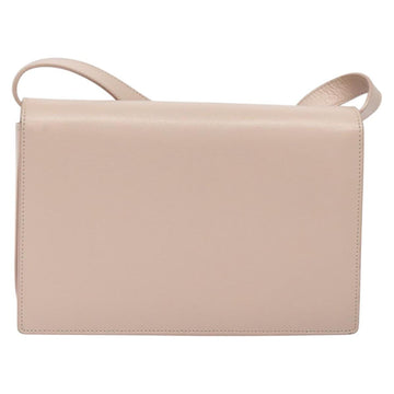 SAINT LAURENT Bellecious Shoulder Bag Suede Leather Pink Auth sw424 - 0