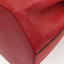 LOUIS VUITTON Epi Sac Depaule PM Shoulder Bag Red M80207 LV Auth sw430-16