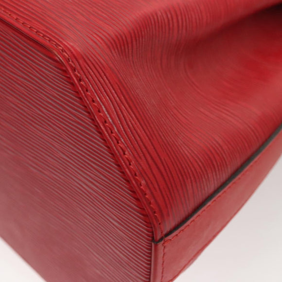LOUIS VUITTON Epi Sac Depaule PM Shoulder Bag Red M80207 LV Auth sw430