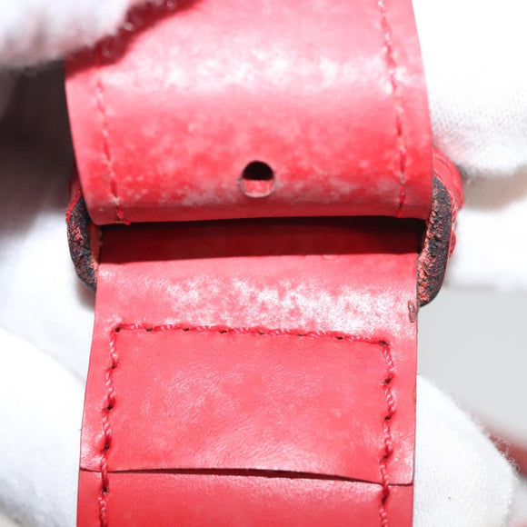 LOUIS VUITTON Epi Sac Depaule PM Shoulder Bag Red M80207 LV Auth sw430