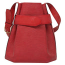 LOUIS VUITTON Epi Sac Depaule PM Shoulder Bag Red M80207 LV Auth sw430-13