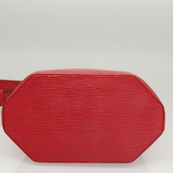 LOUIS VUITTON Epi Sac Depaule PM Shoulder Bag Red M80207 LV Auth sw430
