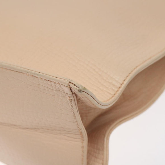 LOEWE Shoulder Bag Leather Pink Auth sw433