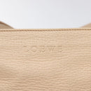 LOEWE Shoulder Bag Leather Pink Auth sw433-17