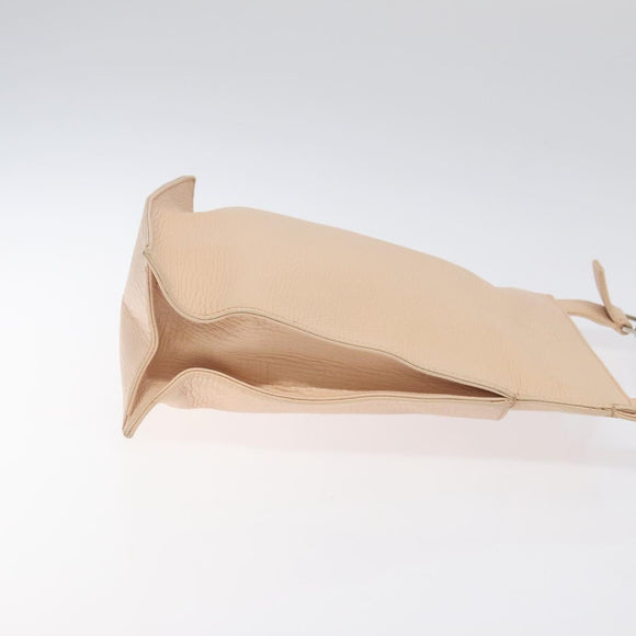 LOEWE Shoulder Bag Leather Pink Auth sw433