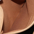 Christian Dior Honeycomb Canvas Boston Bag PVC Leather Black Auth sw438-20