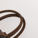 Christian Dior Honeycomb Canvas Boston Bag PVC Leather Black Auth sw438-8