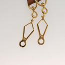 Miu Miu Hand Bag Leather 2way Brown Gold Auth sw446-28