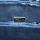 BALLY Hand Bag Leather Black Gold Auth sw449-18