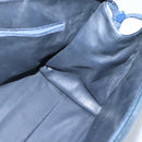 BALLY Hand Bag Leather Black Gold Auth sw449-19