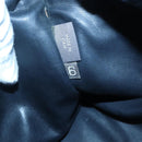 BALLY Hand Bag Leather Black Gold Auth sw449-11