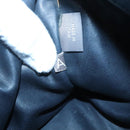 BALLY Hand Bag Leather Black Gold Auth sw449-12