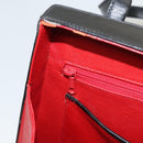 CELINE Shoulder Bag Leather Black Auth sw451-20