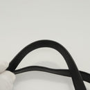 CELINE Shoulder Bag Leather Black Auth sw451-8