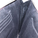 SAINT LAURENT Clutch Bag Leather Black Silver Auth sw455-19