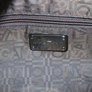Salvatore Ferragamo Gancini Shoulder Bag Enamel Brown Silver Auth sw461-19