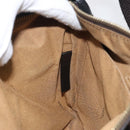 FENDI Zucca Canvas Shoulder Bag Black Brown gold Auth sw462-20