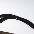 FENDI Zucca Canvas Shoulder Bag Black Brown gold Auth sw462-8