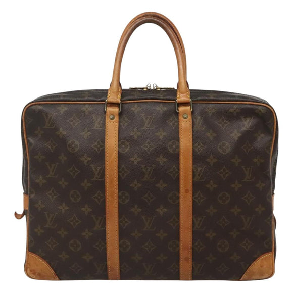 LOUIS VUITTON Monogram Porte Documents Voyage Business Bag M52005 Auth sw472