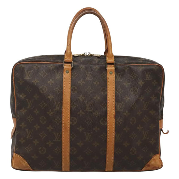 LOUIS VUITTON Monogram Porte Documents Voyage Business Bag M52005 Auth sw472
