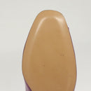 Salvatore Ferragamo Pumps shoes Leather Purple Gold Auth sw478-26