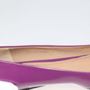 Salvatore Ferragamo Pumps shoes Leather Purple Gold Auth sw478-33
