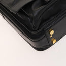 LOEWE Anagram Business Bag Leather 2way Black Gold Auth sw479-15