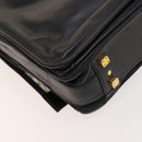 LOEWE Anagram Business Bag Leather 2way Black Gold Auth sw479-17