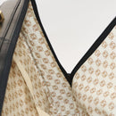 LOEWE Anagram Business Bag Leather 2way Black Gold Auth sw479-19