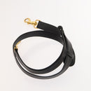 LOEWE Anagram Business Bag Leather 2way Black Gold Auth sw479-22