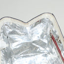 CHANEL Chain Choco Bar line Shoulder Bag Canvas Navy Silver CC Auth sw481-20