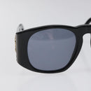 CHANEL Sunglasses plastic Black CC Auth sw482-6