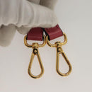 Miu Miu Hand Bag Leather 2way Pink Gold Auth sw499-25