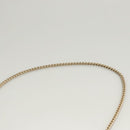 Christian Dior Honeycomb Canvas Chain Shoulder Bag PVC Leather Beige Auth sw505-8