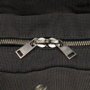 HERMES Her Line MM Hand Bag Canvas Gray Auth sw509-10