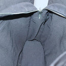 HERMES Her Line MM Hand Bag Canvas Gray Auth sw509-17