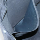 HERMES Her Line MM Hand Bag Canvas Gray Auth sw509-12